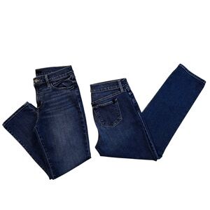 Joes Jeans The Lara Traveler Size 28 Two Pairs Mid Rise Cigarette Ankle Crop